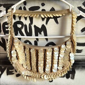 Moyna Shell Embellished Handbag